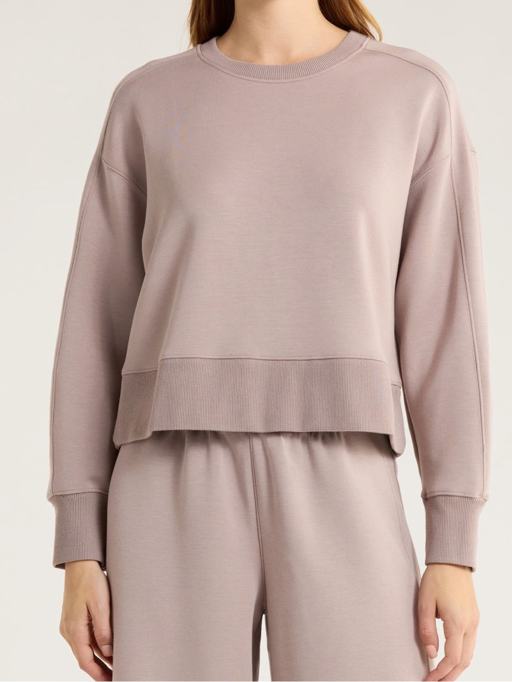 SPANX airessentials luxe crop crew neck sweatshirt - Picture 6 of 10